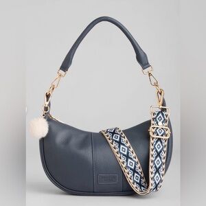 Pompom London Sutton Sling Bag Blue